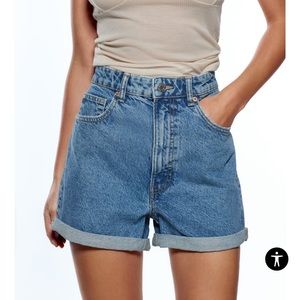 Zara high rise mom short size 29 (US 8) new with tags